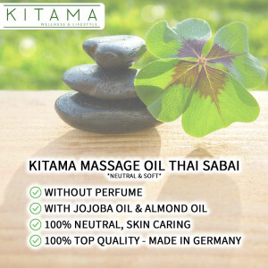 Massageöl neutral Premium Soft - Thai Sabai