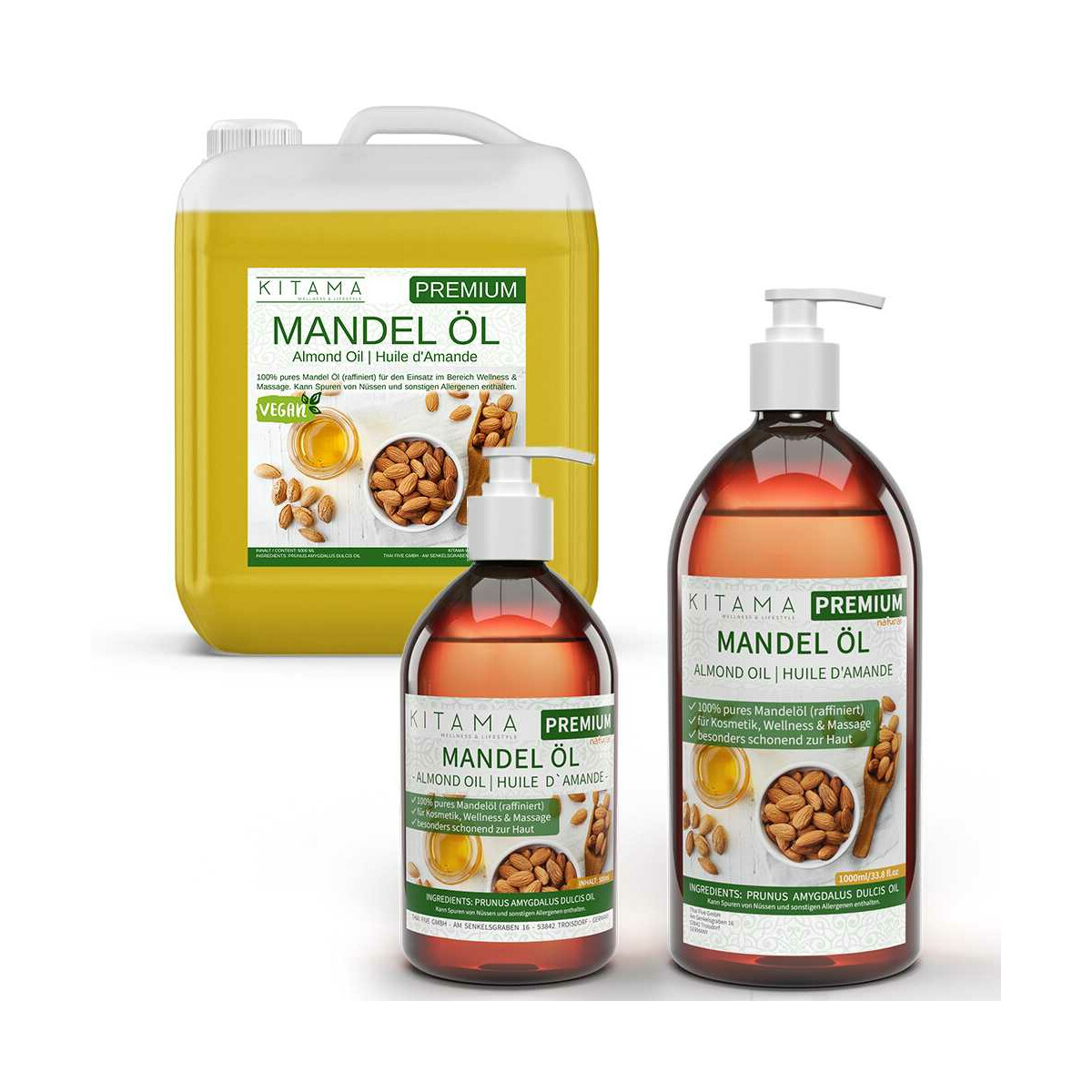 Almond oil Massage Oil
