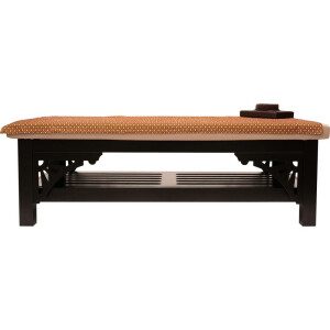 Basic Plus table de massage thaïlandaise en bois de hêtre Noir 80 cm