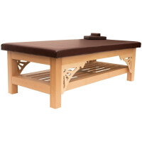 Basic Plus table de massage thaïlandaise en bois de hêtre Clair 80 cm