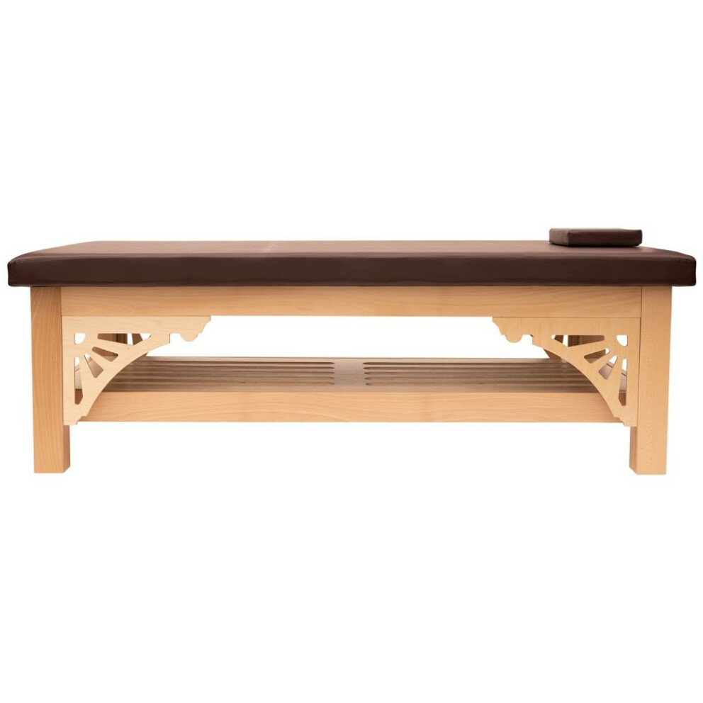 Basic Plus table de massage thaïlandaise en bois de hêtre Clair 100 cm