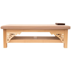 Basic Plus table de massage thaïlandaise en bois de hêtre Clair 100 cm