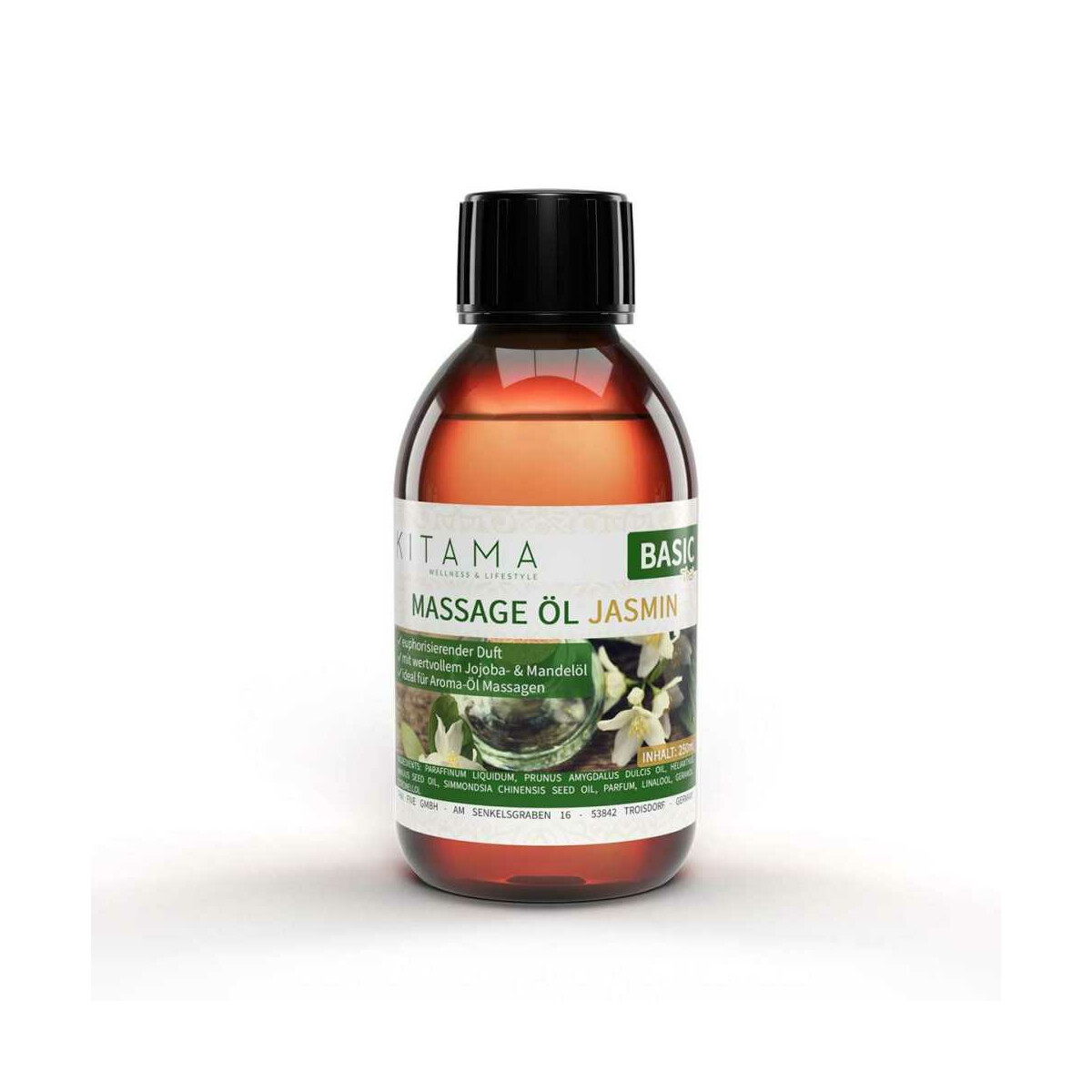 Massageöl Aroma Jasmin 250ml box