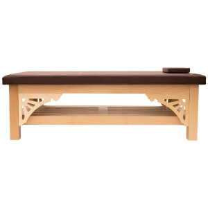 Basic Plus table de massage thaïlandaise en bois de hêtre Clair 120 cm