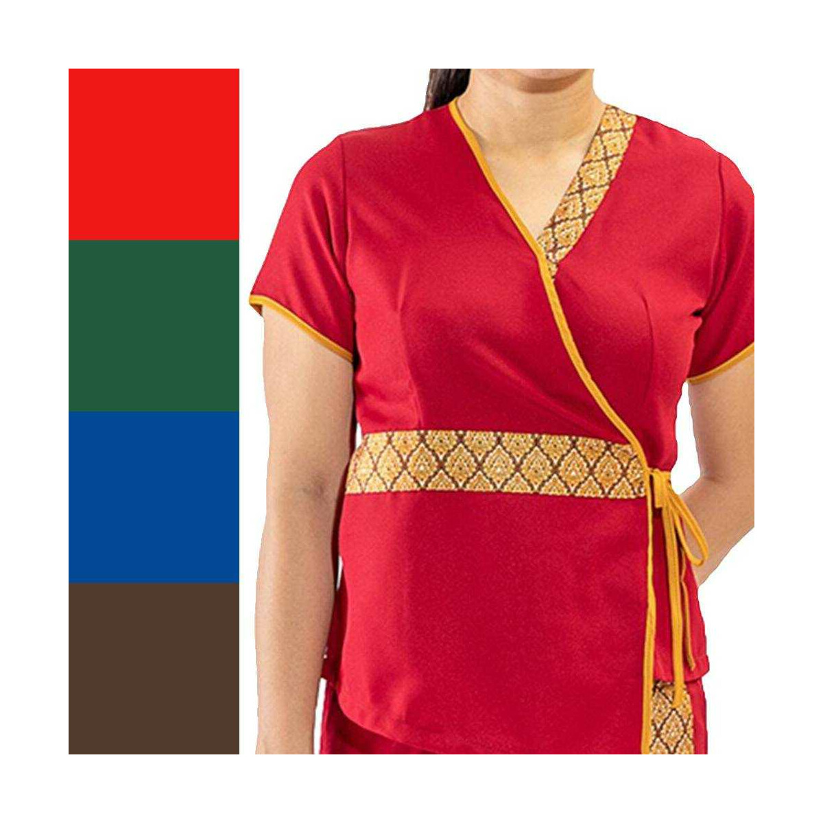 Bluse / Shirt - Traditionelle Thaimassage Kleidung