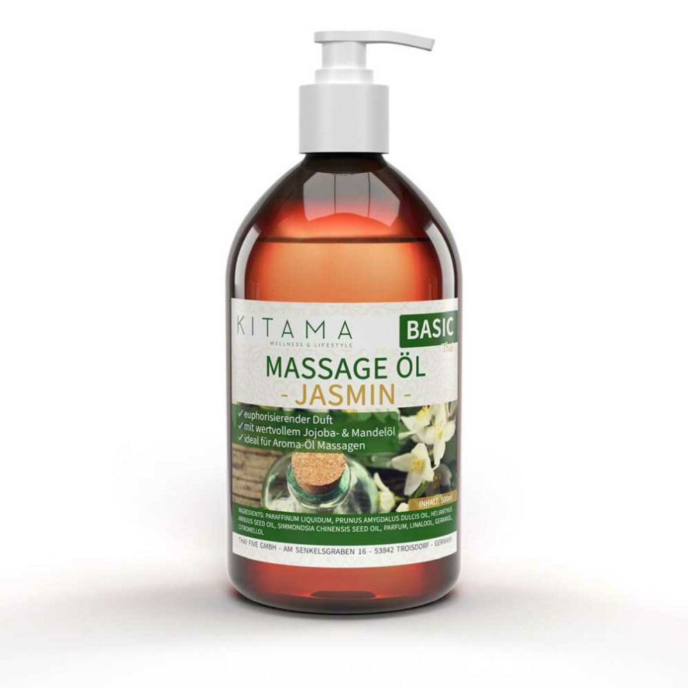 Huile de massage arôme Jasmin 500ml