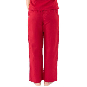 Trousers - Traditional Thai Massage Clothing M Red