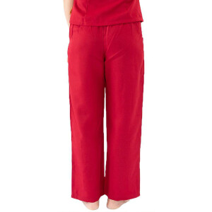 Pantalones - Ropa de masaje tradicional tailandesa L Rojo