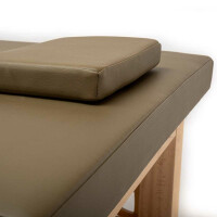 ONLY Mattress for massage table with wooden top Length: 200cm x 120 cm Beige (Cream-Greyish)