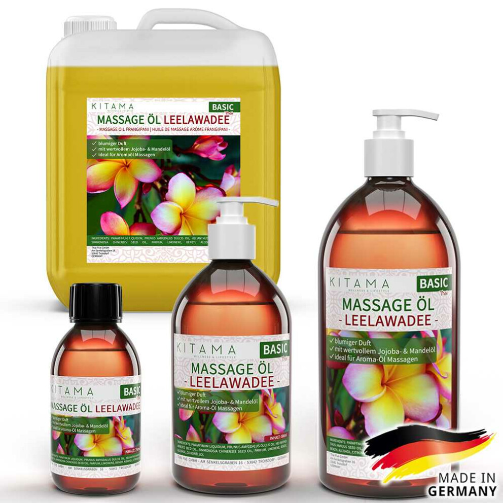 Olio da massaggio aroma Leelawadee Frangipani