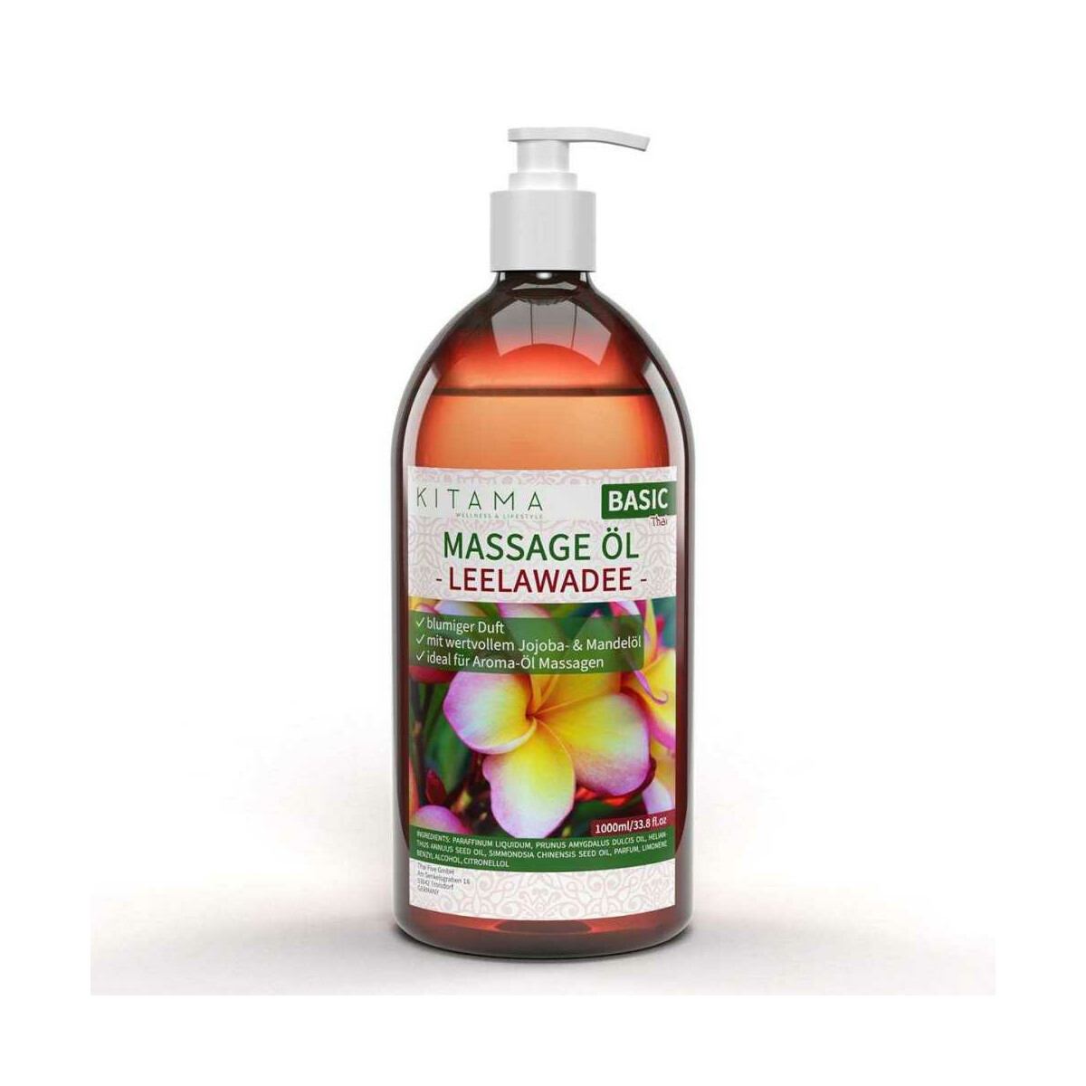 Olio da massaggio aroma Leelawadee Frang box