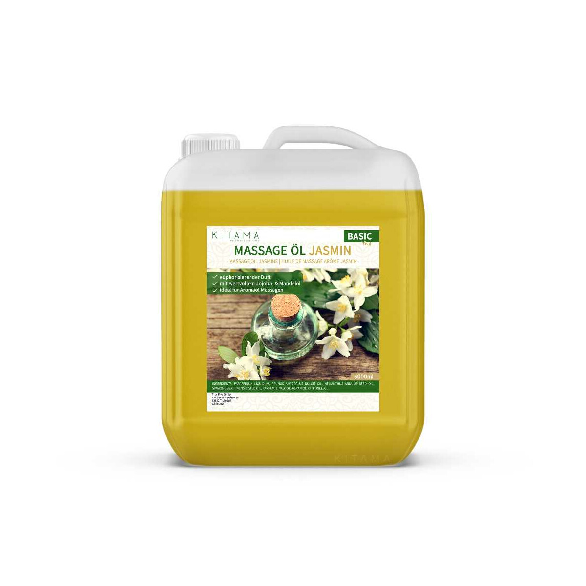 Massage Oil Aroma Jasmine 5000ml (5 Litr box