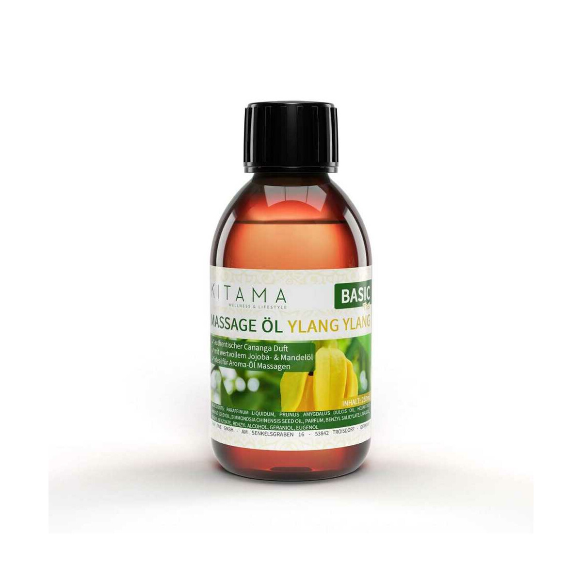 Massageöl Aroma Ylang Ylang 250ml box
