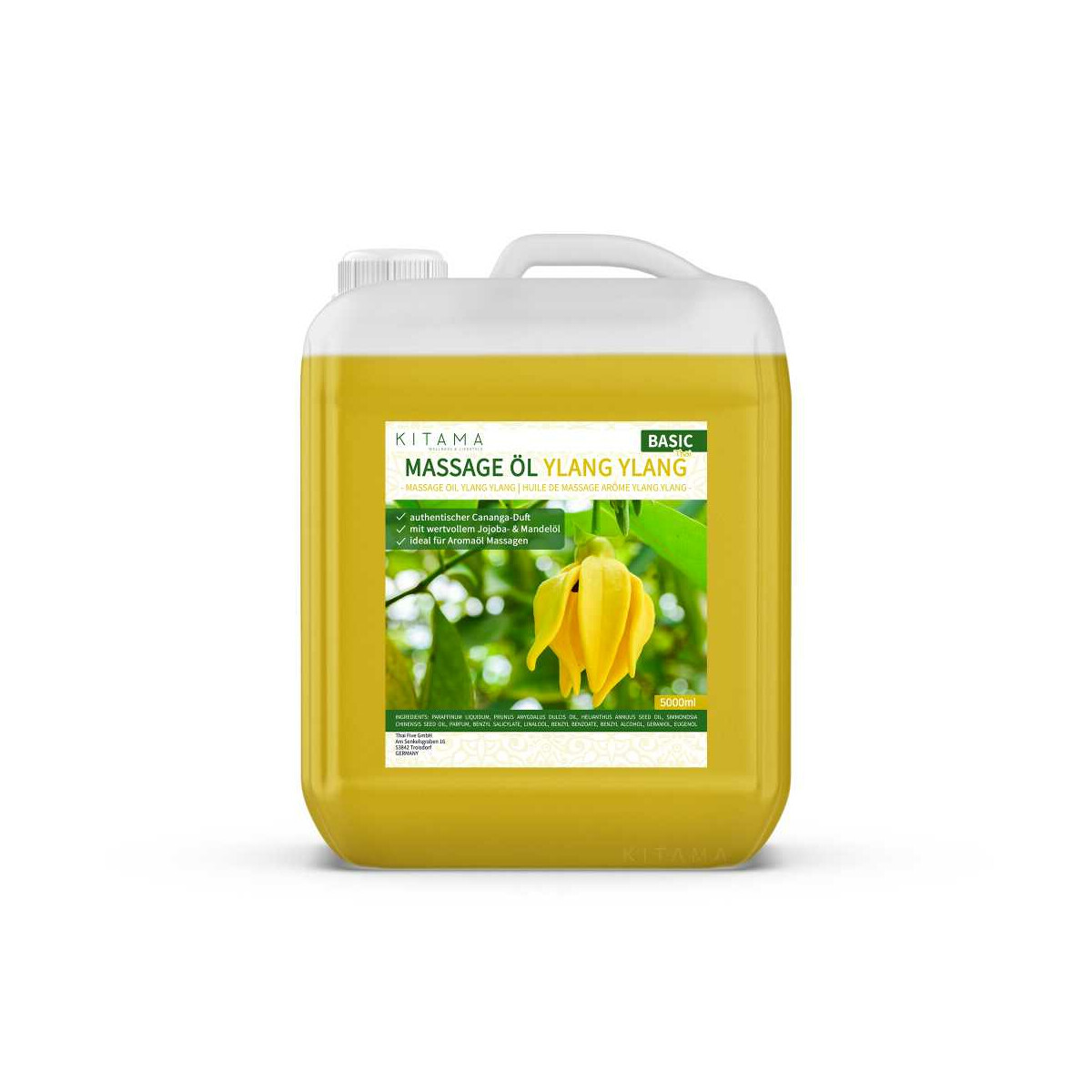 Huile de massage arôme Ylang Ylang box