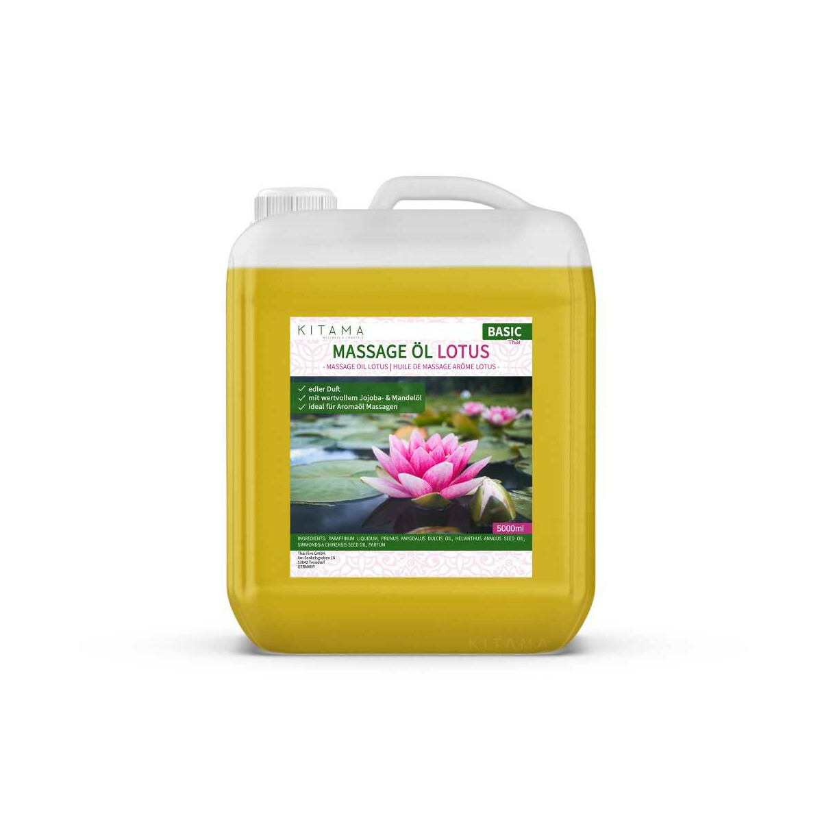 Massageolja Lotus 5-liter box