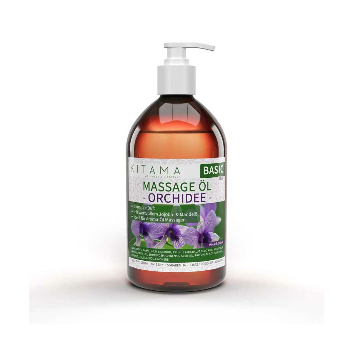 Aceite de masaje Aroma Orquídea 5 box