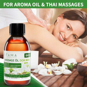 Olio da massaggio aroma Dok Mok (Gelsomino dacqua) 250ml