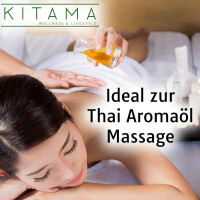Huile de massage Thai Set 5 pcs. - Dok Mok Leelawadee Orchidée Lotus Ylang Ylang