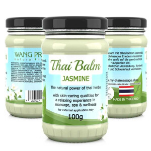 Balsamo per massaggi alle erbe thailandesi - Gelsomino (bianco)