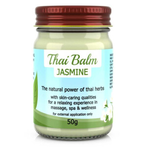 Massage Balm with Thai Herbs - Yasmine (white)