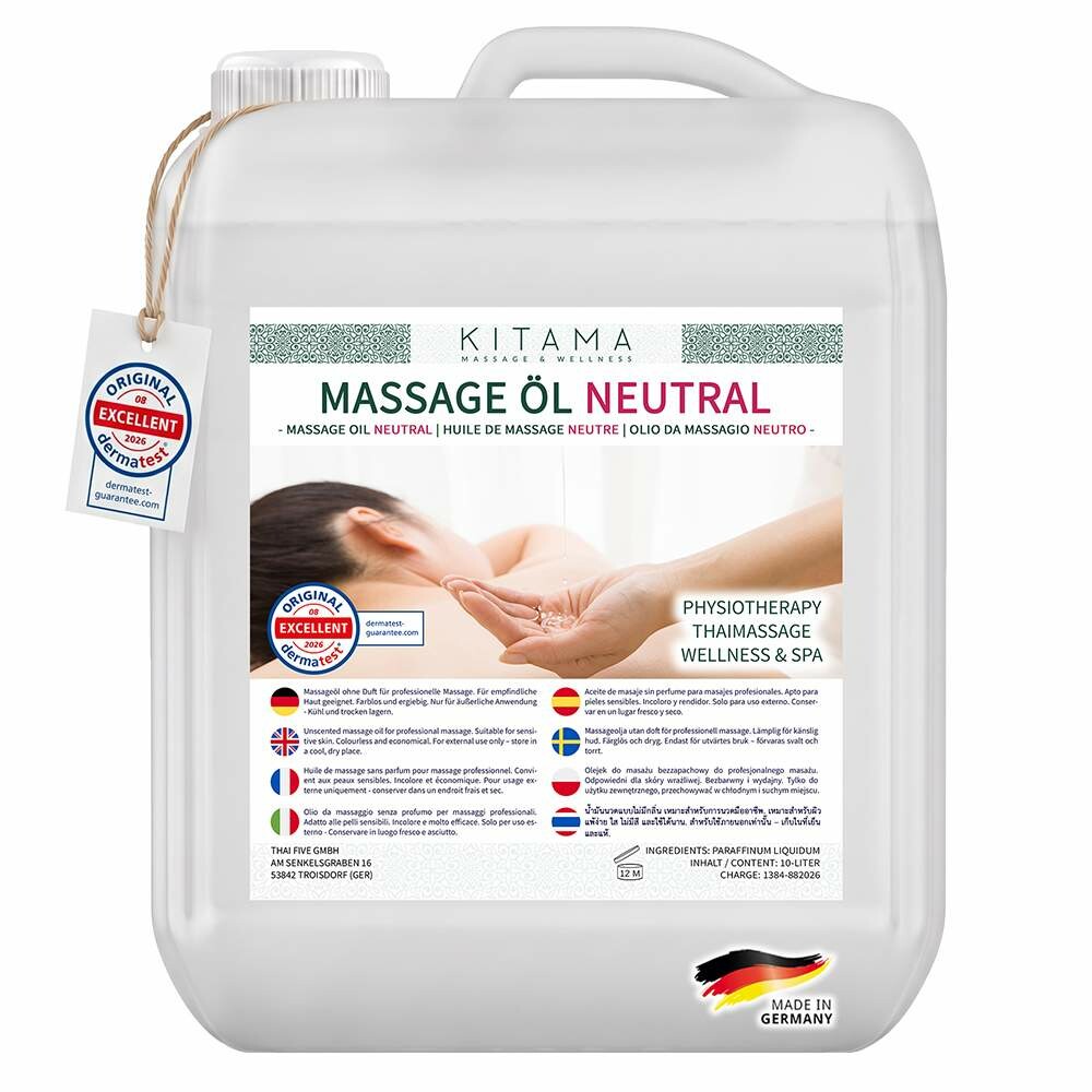 Neutral massage oil fragrance-free 10-Li box