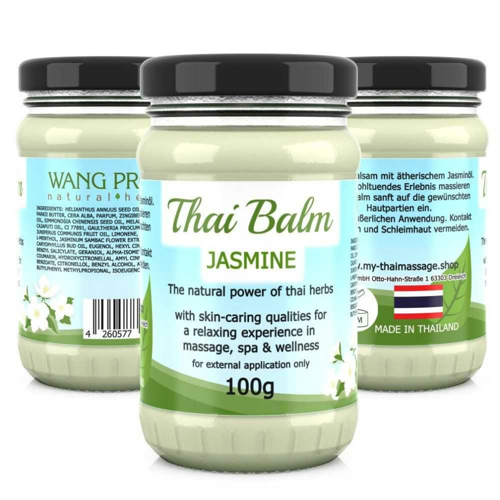 Massage Balm with Thai Herbs - Jasmine (white) for massage