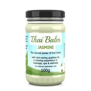Massage-Balsam Thai Kräuter Balm - Jasmin (weiss)...
