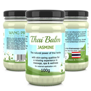 Balsamo per massaggi alle erbe thailandesi - Gelsomino (bianco) 100g