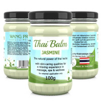 Balsamo per massaggi alle erbe thailandesi - Gelsomino (bianco) 100g