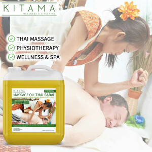 Huile de massage neutre Premium Soft - Thai Sabai 5000ml (5 litres)