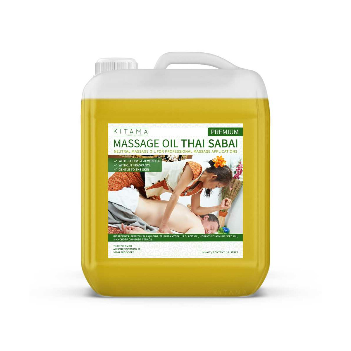 Massage oil neutral Premium Soft - Thai  box