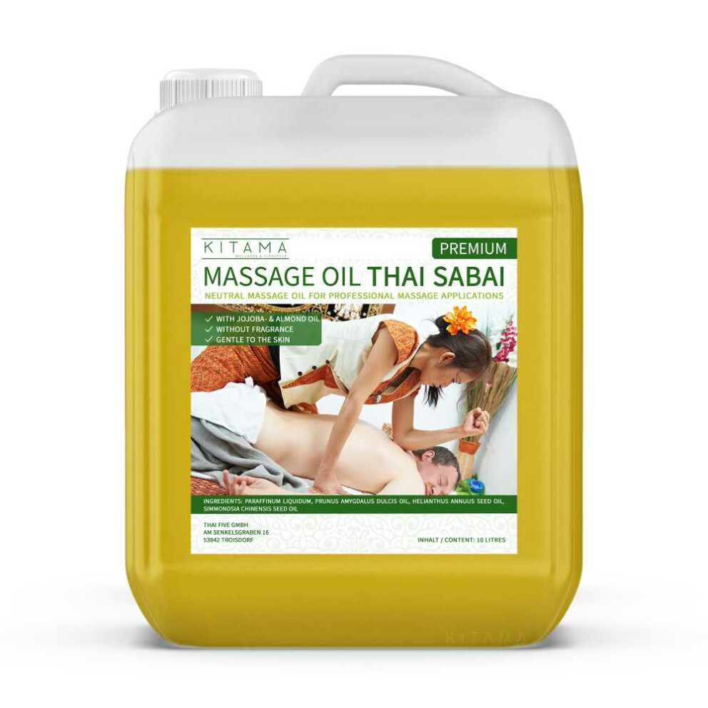 Massageöl neutral Premium Soft - Thai Sabai 10-Liter