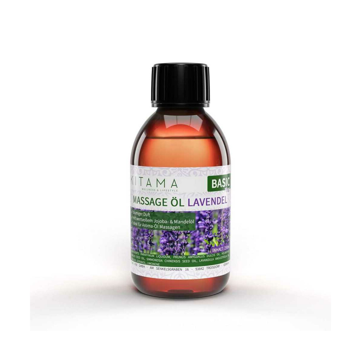 Massageöl Aroma Lavendel 250ml box