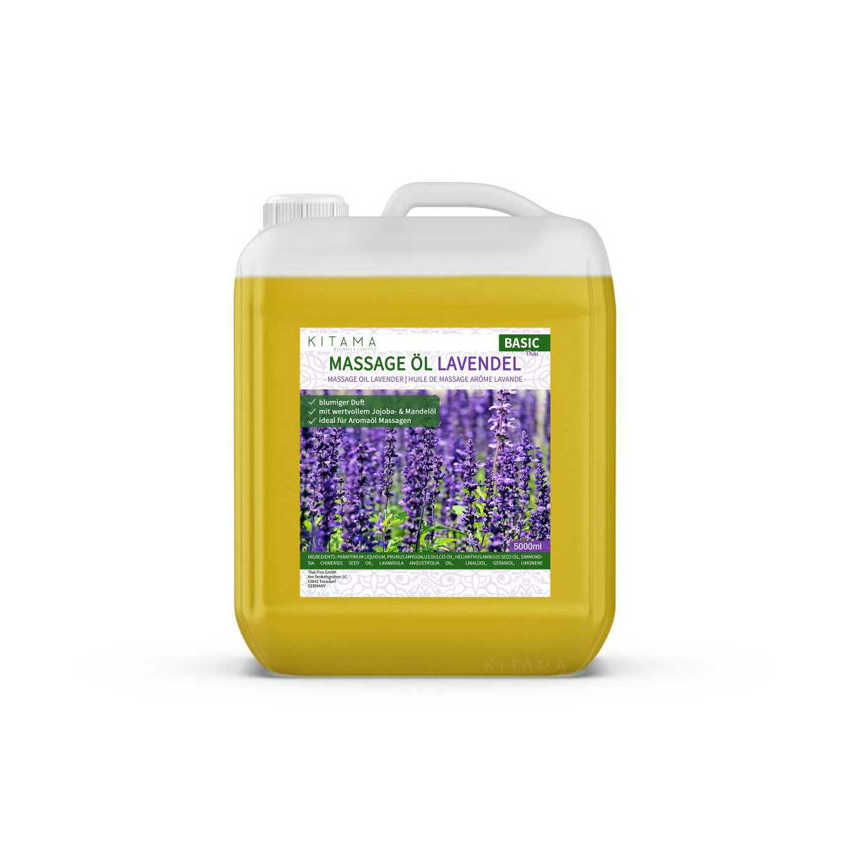 Massageolja Lavendel 5-liter box