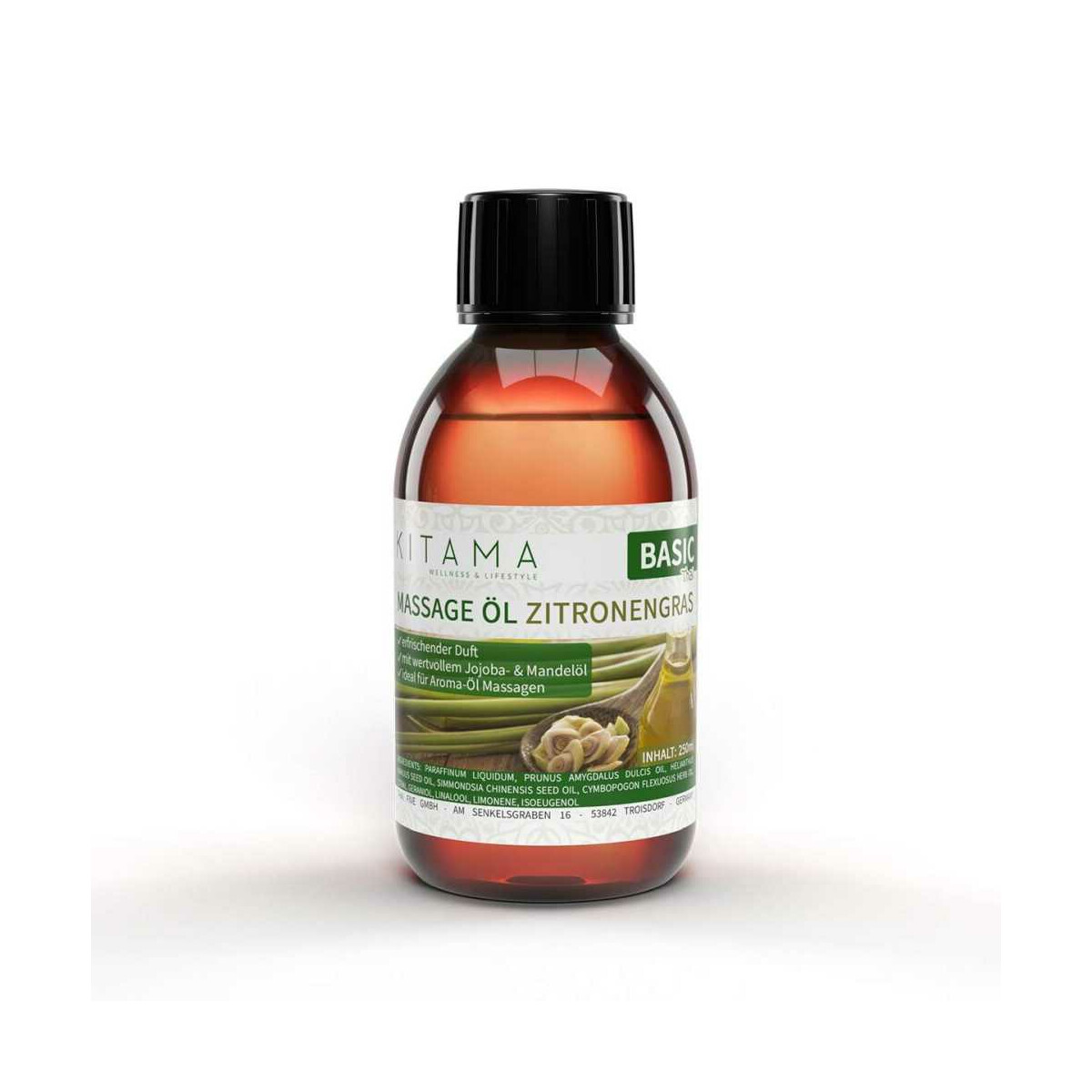 Massageöl Aroma Zitronengras 250ml box