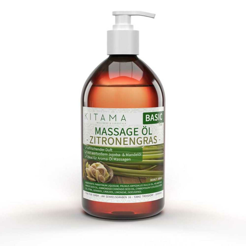 Massage Oil Aroma Lemongrass 500ml