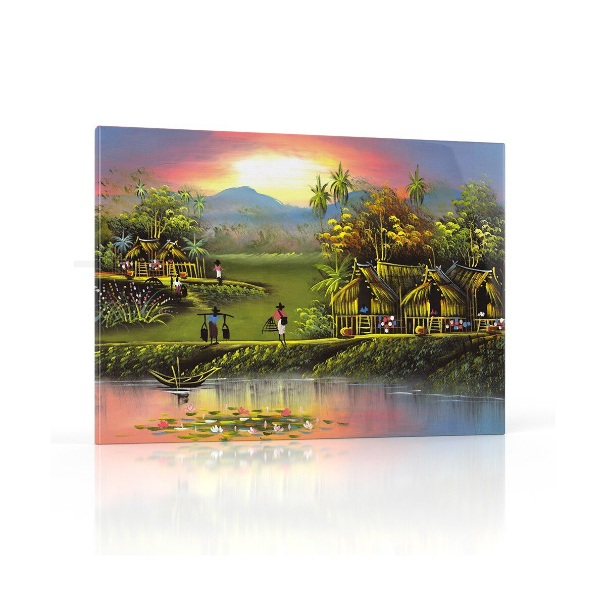 Thai Kunst Bild Traditionelles Leben in Thailand - No. 4