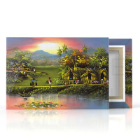 Thai Kunst Bild Traditionelles Leben in Thailand - No. 4