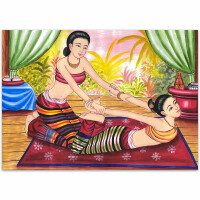 Thai Paintings traditional Thai Massage Siam - No. 9