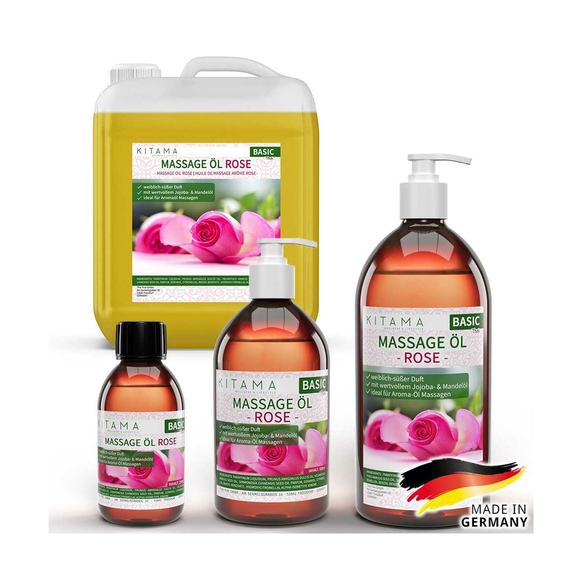 Massage Oil Aroma Rose
