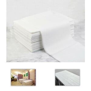 Disposable hygiene bed sheet made of nonwoven without...