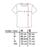Thaimassage T-Shirt Unisex (Herren & Damen) mit traditionellem Muster, Regular Fit M Rot