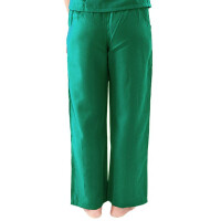 Pantaloni - Abbigliamento tradizionale per il massaggio thailandese S Verde