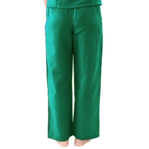 Pantaloni - Abbigliamento tradizionale per il massaggio thailandese L Verde