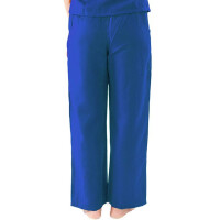 Pantaloni - Abbigliamento tradizionale per il massaggio thailandese L Blu