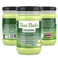 Massage-Balsam Thai Kräuter Balm - Pure Thai (gelb) 100g (Gramm)