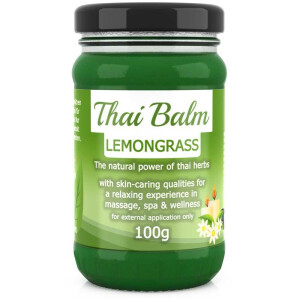 Massage Balm with Thai Herbs - Lemongrass (Green)