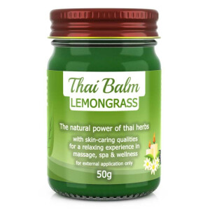 Massage Balm with Thai Herbs - Lemongrass (Green)