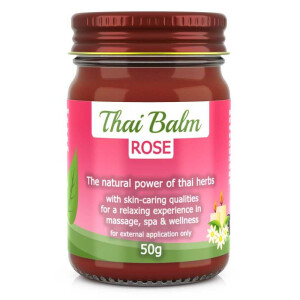 Massage-Balsam Thai Kr&auml;uter Balm - Rose (Rot)