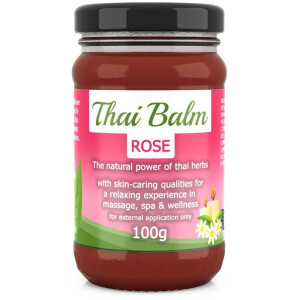 Massage Balm with Thai Herbs - Rose (Red) 50g (grams)